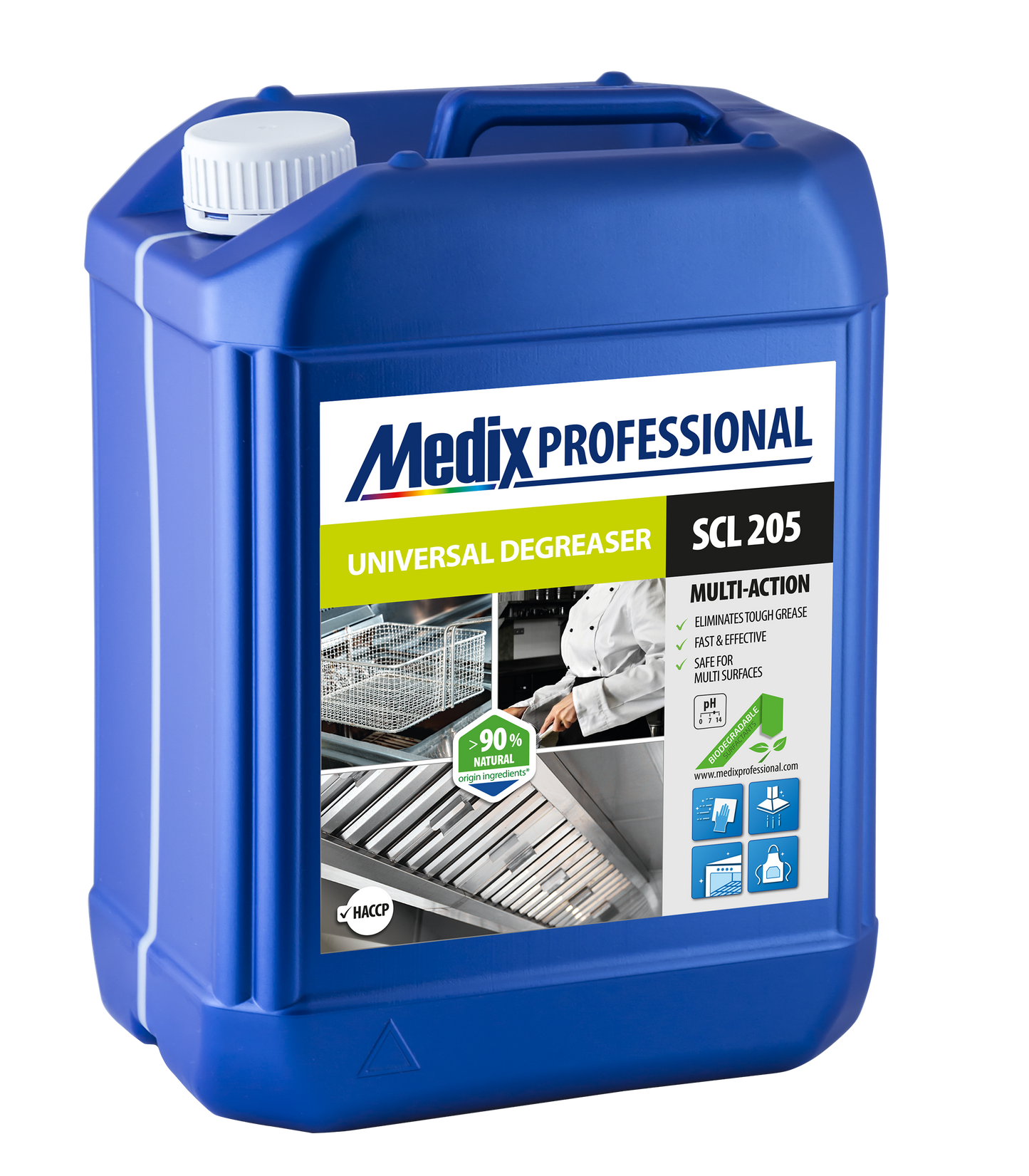 Degresant universal profesional multisuprafață – Medix SCL 205 – 5L, acțiune multiplă