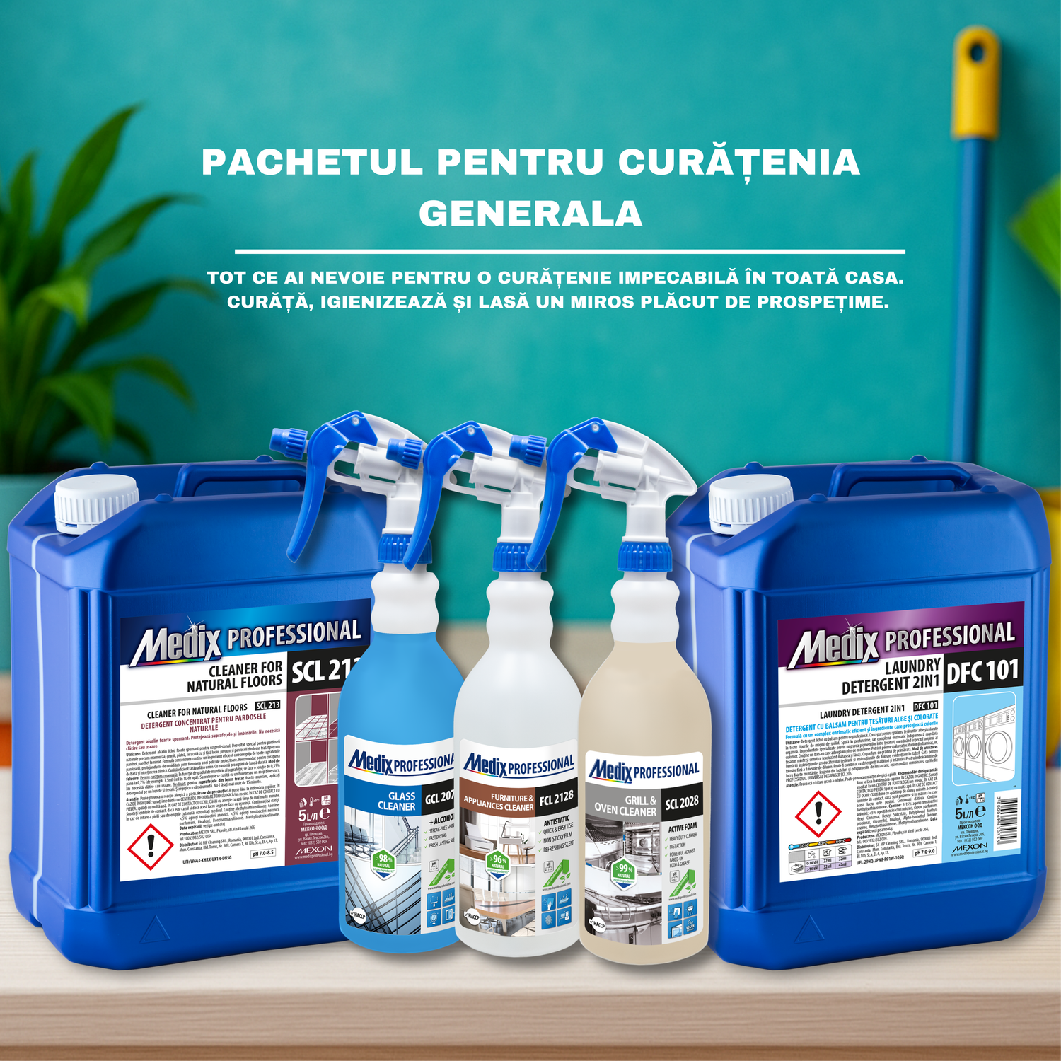 Pachete pentru curatenie