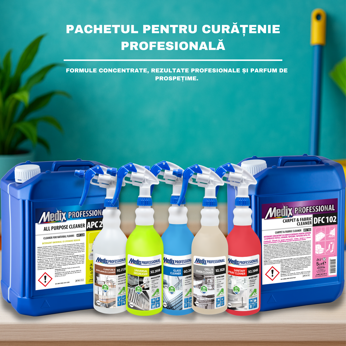 Pachetul pentru Curățenie Profesională – Medix Professional