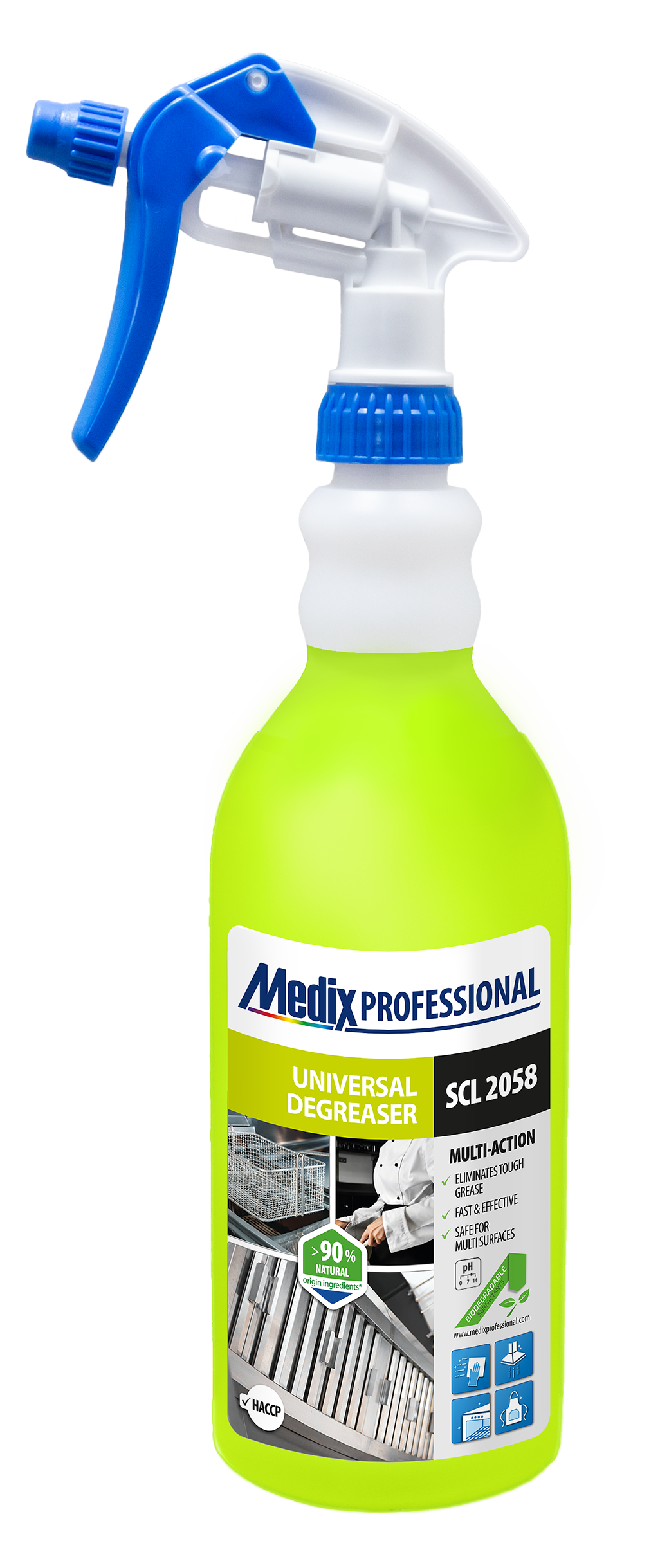 Spray degresant universal profesional – Medix SCL 2058 – 750ml, pentru toate suprafețele