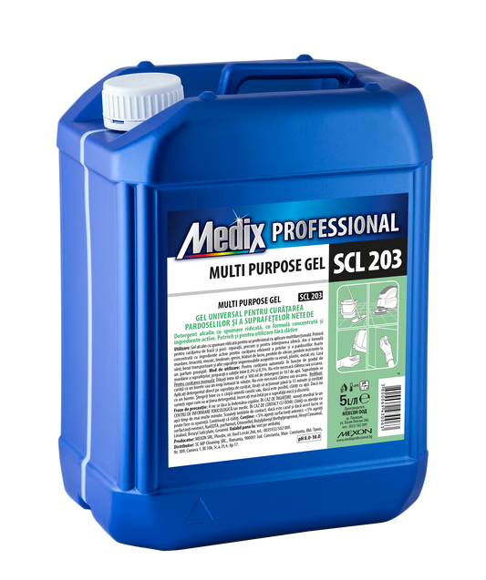 Medix Professional SCL 203 – Gel Multifuncțional pentru Curățare Podele și Suprafețe, 5L