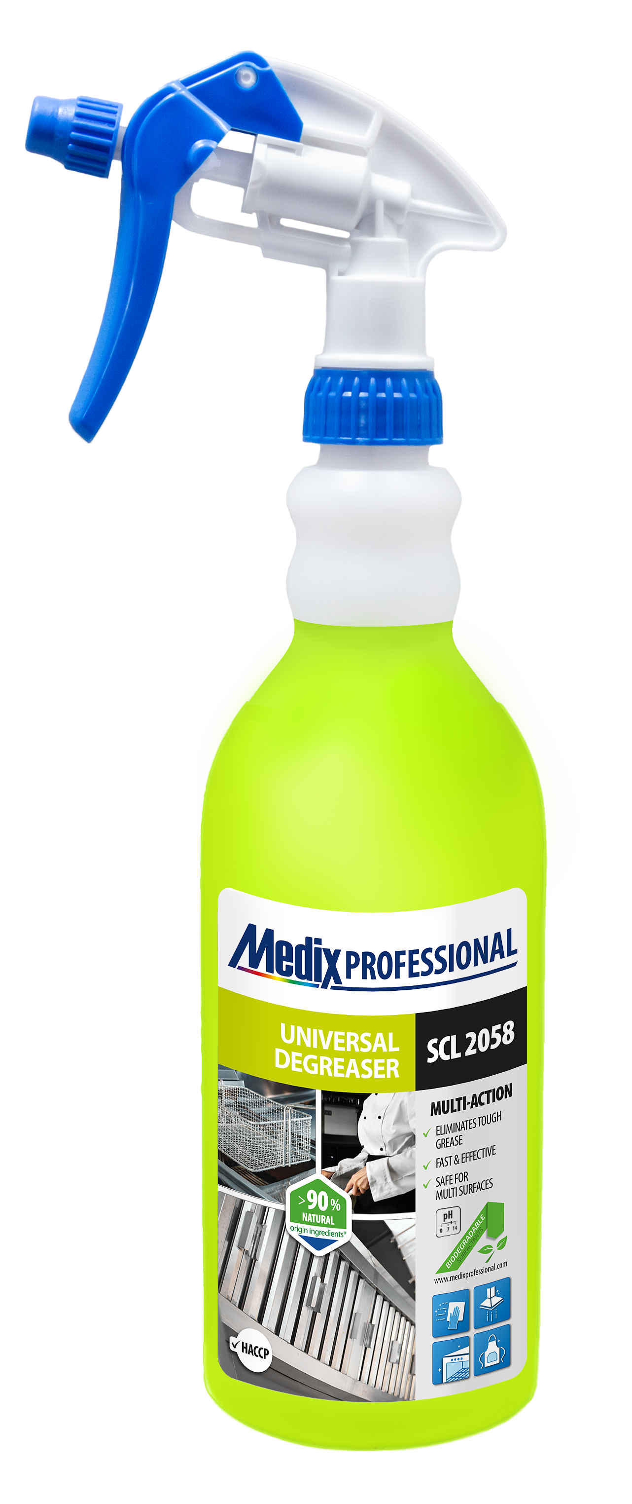 Spray degresant universal profesional – Medix SCL 2058 – 750ml, pentru toate suprafețele